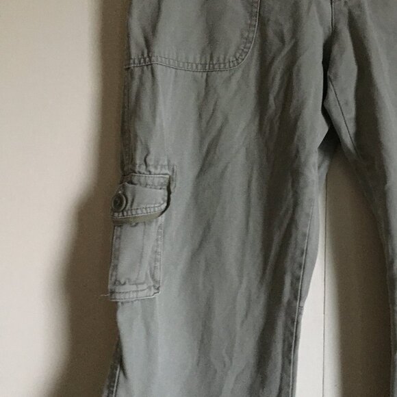 Y2K BONGO Baggy Low Rise Khaki Skater Cargo Pants - Picture 4 of 15